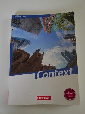 Context. Schülerbuch Bayern von Irene Bartscherer (2015)ISBN 978-3-06-031442-3