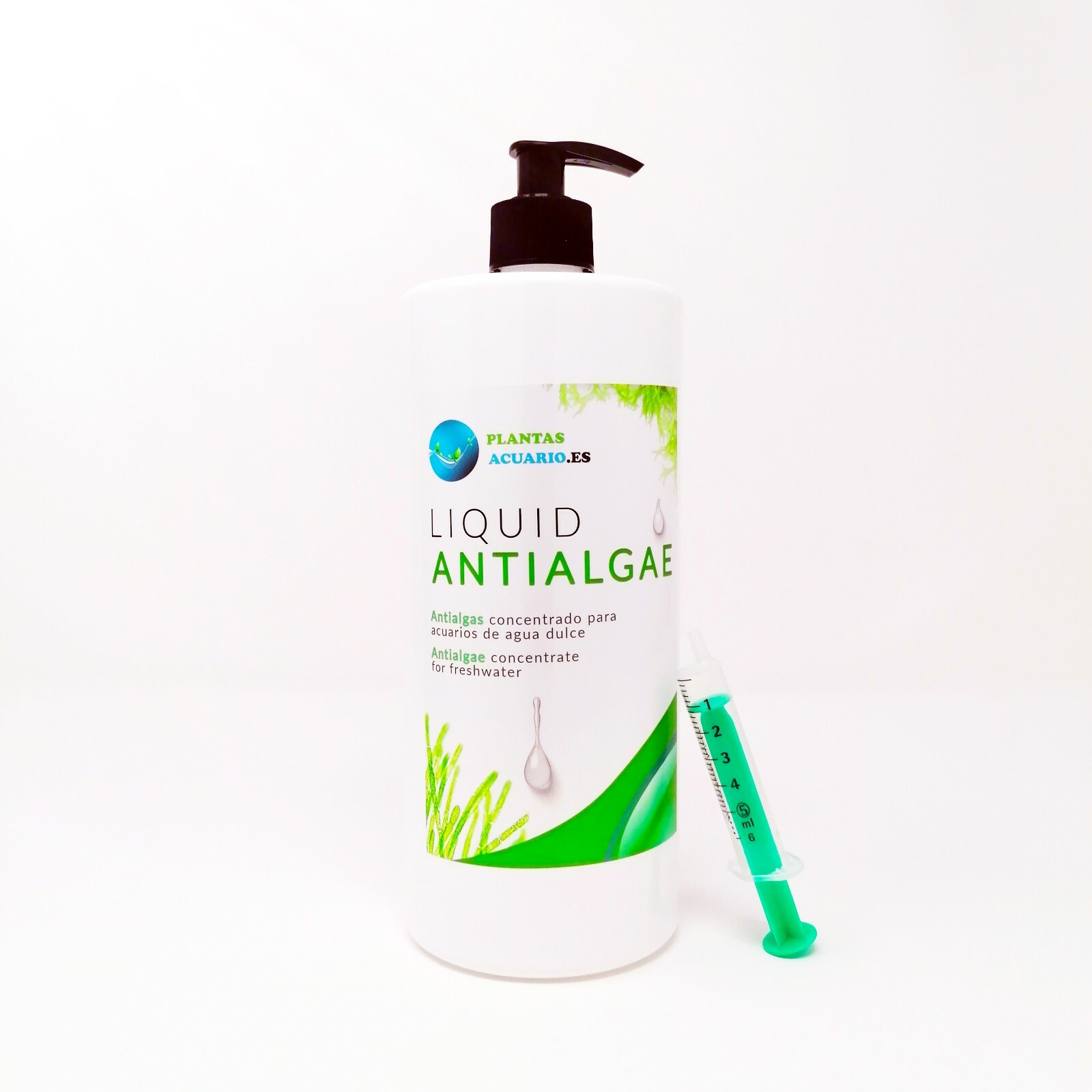 Antialgas Concentrado para Acuario dulce 500ml CON DOSIFICADOR FÁCIL