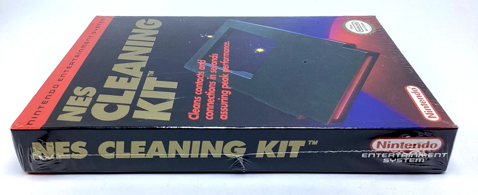 1989 Nintendo Game NES CLEANING KIT - NEW & Factory Sealed with Authentic H-Seam - Image 3 of 4