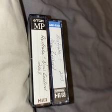 Lot of 2 USED Sony P6-120MP Cassette Tapes Video 8 Metal Particle 2004 Australia
