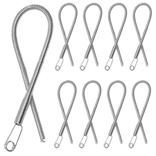 20 Pcs Drawstring Puller Tool Metal Rope Threaders Bendable Cord Threading