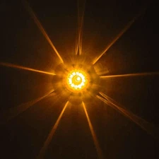 Watermelon (Starburst) light LED with Tower Bulb & Lock Ring (Choose color)