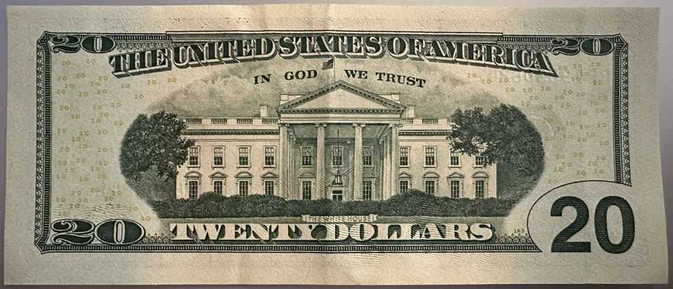 BIRTHDAY June 24, 1983 Serial Number 2017A $20 Twenty Dollar Bill PF19830624L - Image 3 of 3