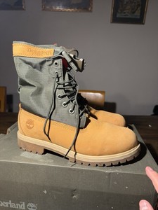 Timberland Premium Gaiter Boots Wheat Olive Green Orange 03885-NH Rare Size 7 Timberland Gaiter Boots | eBay main image 3