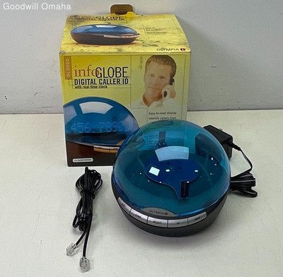 Olympia Info Globe Digital Caller ID Real-Time Clock OL3000 IOB - OPEN BOX!!