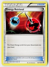 Energy Retrieval 92/114 Uncommon Black & White Pokemon Heavily Played