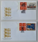 Royal Mail  1997 x 2 Commemorative label FDC s Commonwealth & Hong Kong REFA 266
