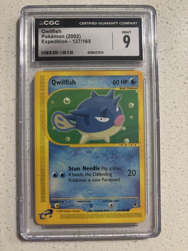 Qwilfish graded CGC 9 for sale on eBay