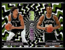 2024-25 Donruss Optic #5 David Robinson/Victor Wembanyama Optical Illusions