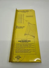 Vintage Mason Shoe Sizer Foot Measurement Tool Guide (1950s)