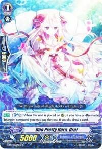#ad DUO PRETTY HORN URAL WHITE EB10 015EN W R CARDFIGHT VANGUARD HP $1.99