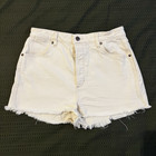 Wrangler LITA Women's Cream/White Denim Cut Off Shorts Size 12 Regular — photo 1