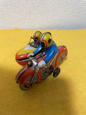 #ad #ad Showa Retro Motorcycle and Sidecar Tin $67.00