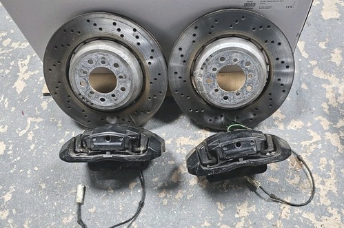 BMW E9X M3 S65 Front Brake Discs And Callipers Used E90 M3 V8 E92 M3 E93 M3 V8 - Picture 1 of 10