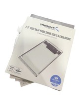 Lot of 4 SABRENT Clear 2.5" SSD/ SATA Hard Drive USB 3.0 Tool Free-NEW In Box