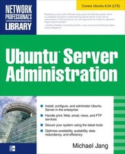 Ubuntu Server Administration Paperback Michael Jang