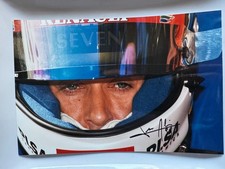 Jean Alesi  - Formel 1 -  original Autogramm  - Großfoto  22 x 15 cm