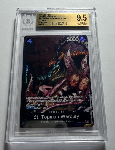 St. Topman Warcury (Alternate Art) graded BGS 9.5 for sale on eBay
