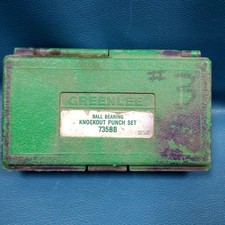 Greenlee Ball Bearing Knockout Punch Set 735BB Kit