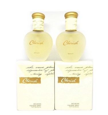 ( 2 ) Cherish  by Revlon Cologne Spray 1 oz Authentic Discontinued