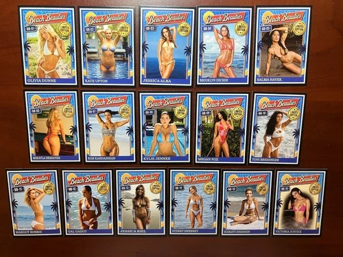 NEW Custom ACEO Beach Beauties Trading Card
