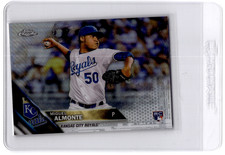 2016 Topps Chrome Refractor Miguel Almonte #126 RC Kansas City Royals
