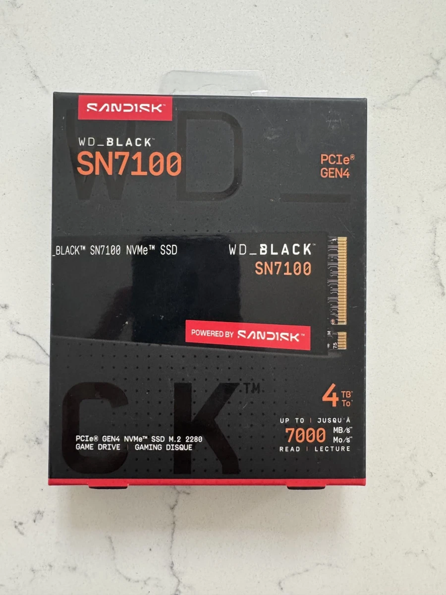 Western Digital Solid State Drives 4 TB Storage Capacity for sale