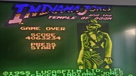 Indiana Jones and the Temple of Doom - NES Nintendo Game. Tested & Working.