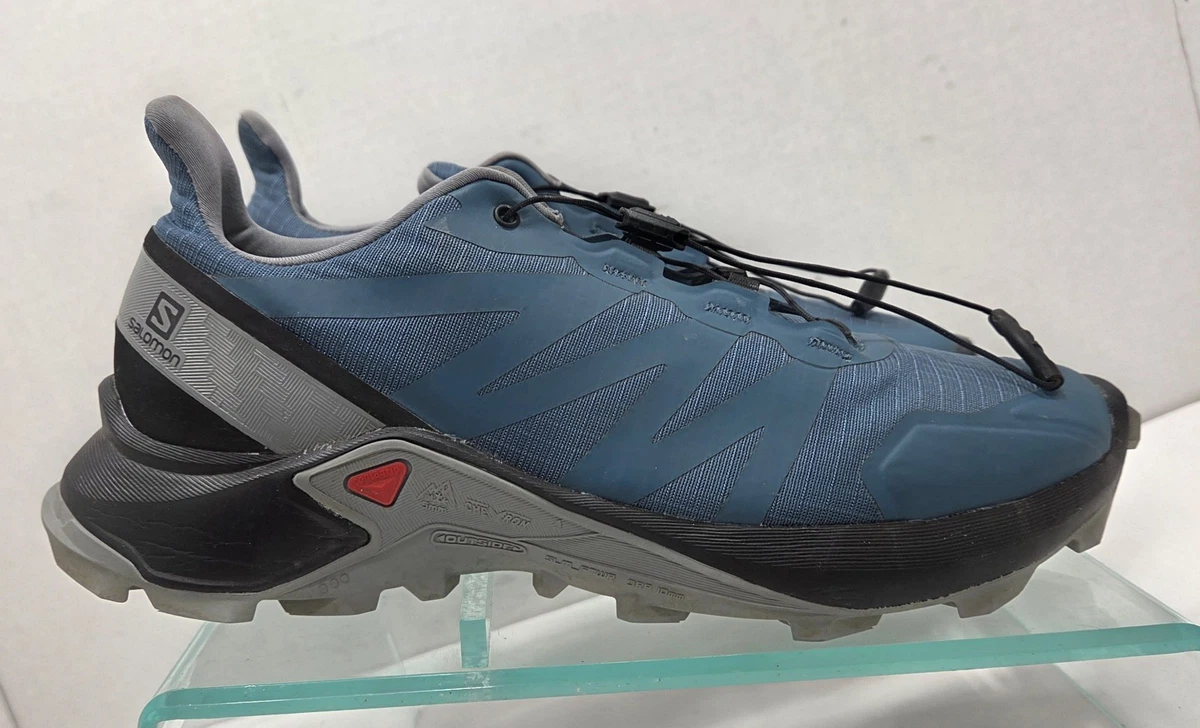 Salomon Contagrip Raid Runner Shoes Men Size 13 Blue Gray Trail Hiking Sneakers Salomon Speedcross 4 Men main image 3