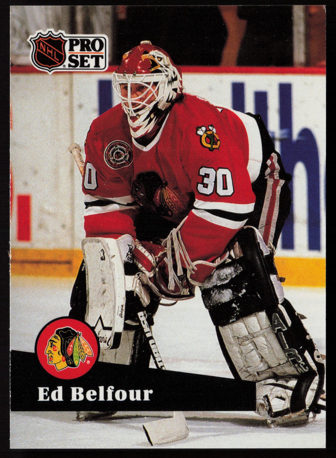 Ed Belfour #43 Hockey Cards 1991 Pro Set trading card — raw and PSA graded price guide