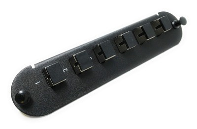 CCH SC/FC 6 Port Simplex Patch Panel Non-LGX 50/125 Lime Green OM5 Multimode