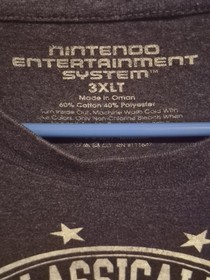 Nintendo System Classically Trained Controller T-Shirt Size 3XL NES 