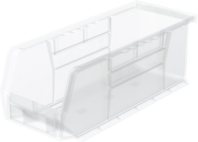 30224 Akrobins Plastic Storage Bins, Space-Saving Stackable Bins for Garage, Pan