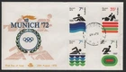 1972 Australia MUNICH Olympic Unused Unsealed ROYAL FDC