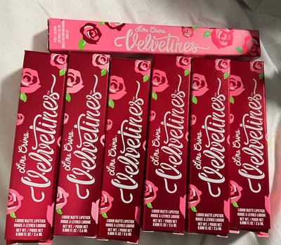 Lime Crime Velvetines LOT OF 7  Liquid Matte Lipstick Lip Liner