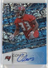 2018 Panini Spectra Rookie Neon Blue Prizm 47/149 Carlton Davis #192 Auto 7zf