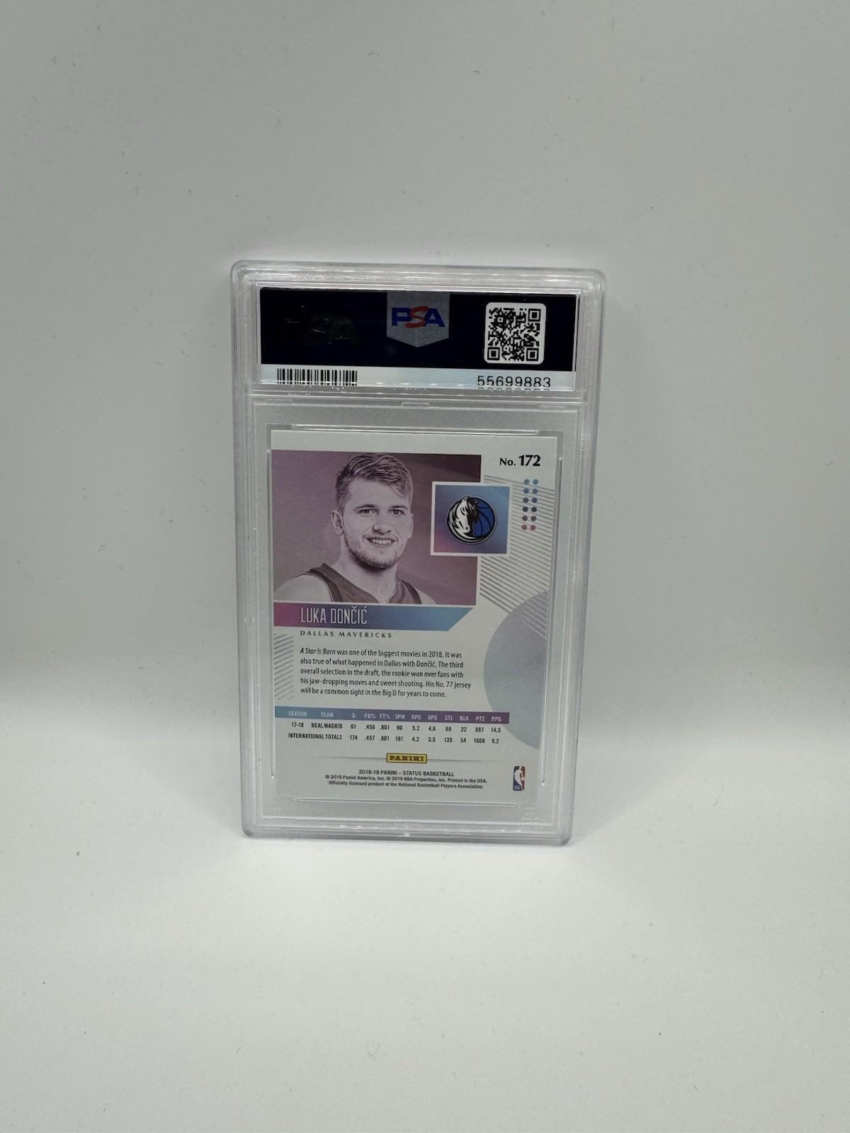 Luka Doncic 2018-19 Panini Status Green #172 RC Rookie PSA 10 Gem Mint SSP 🔥 view 2