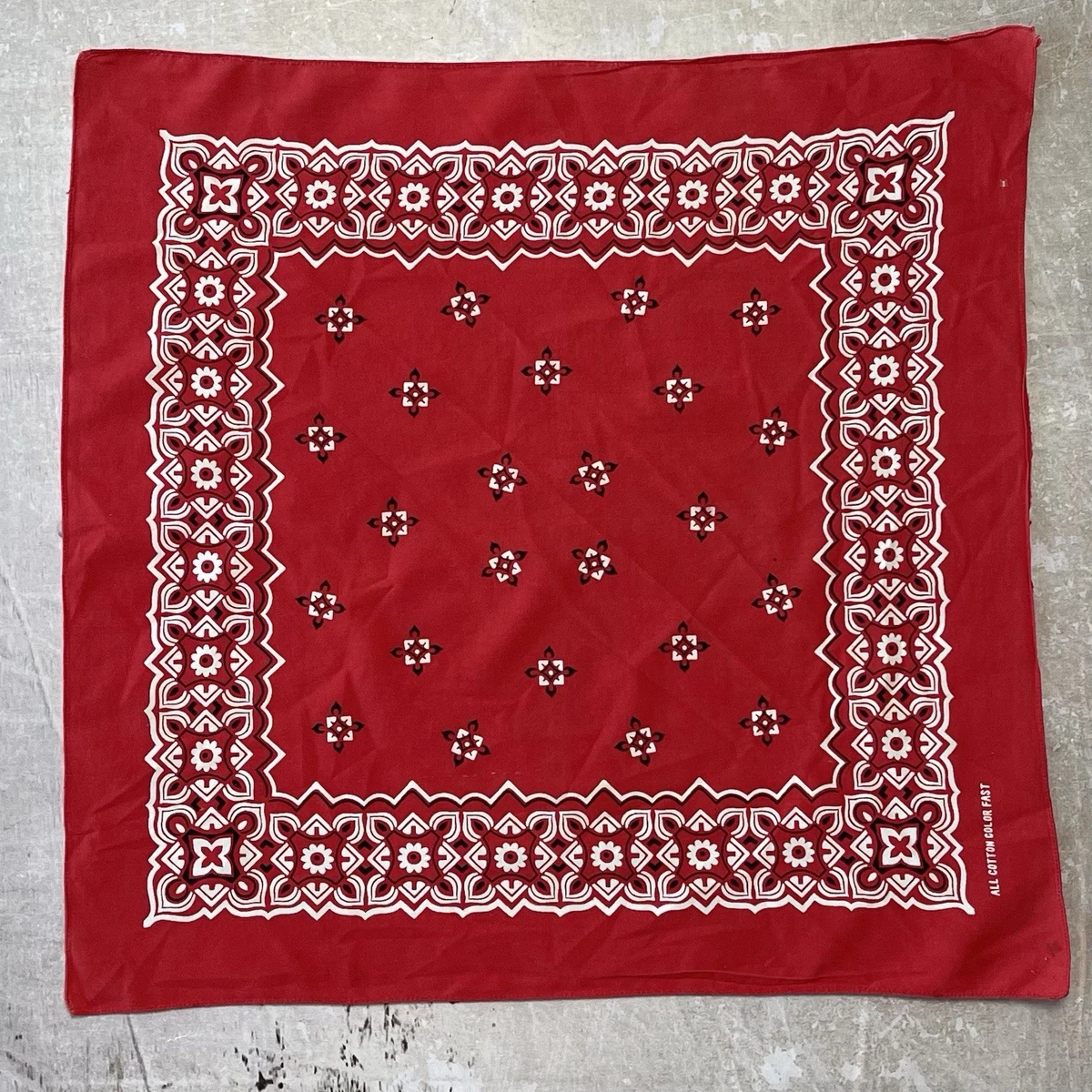 Western/Bandana 1960s Vintage Plain & Solid Handkerchiefs for sale