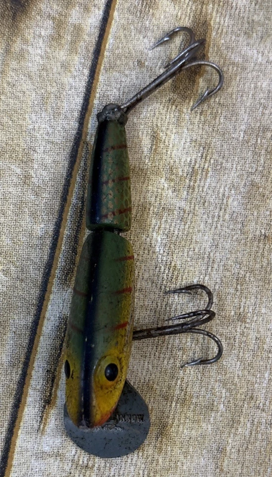 Wright McGill Miracle Minnow Lure Vintage Jointed - Image 4 of 4