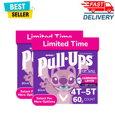 2PK Pull-Ups Girls Potty Training Pants Disney Special Edition, 4T-5T, 60 Count