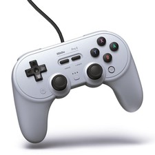 8BitDo Pro 2 USB Gamepad für Windows & Switch, Grey Edition