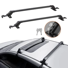 Roof Rack Cross Bars, Aluminum Roof Rack Crossbars, Fit Roof without Side Rail,
