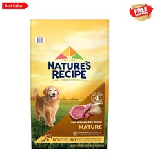 Nature’s Recipe Mature Lamb & Brown Rice Recipe Dry Dog Food, 24 lb. Bag 2.66 per pound