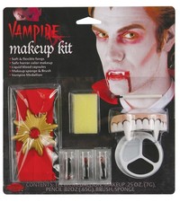 Fun World Halloween Count Dracula Vampire Complete White 6pc Makeup Kit