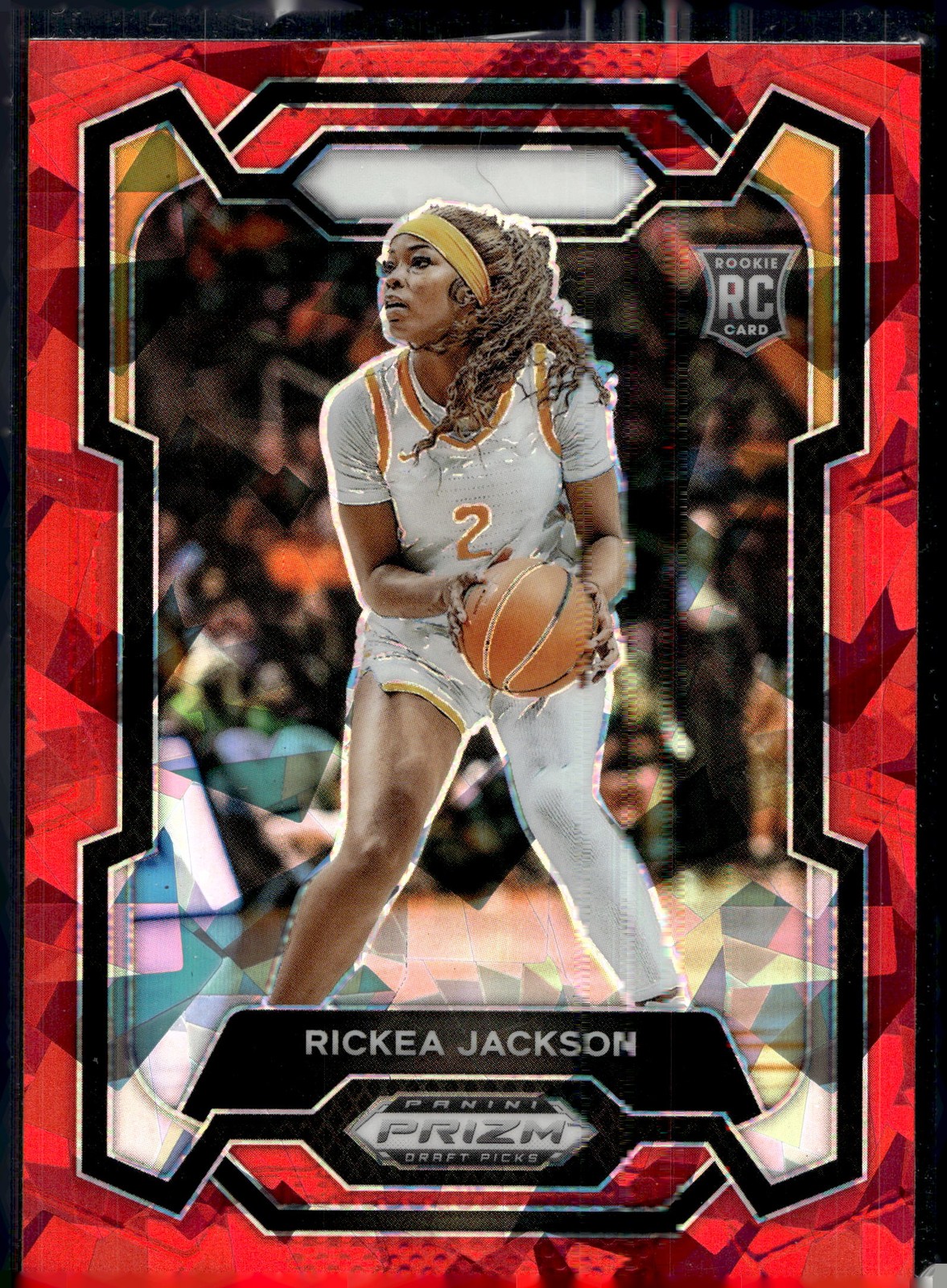 2024 Panini Prizm Draft Picks #44 Rickea Jackson Prizms Red Ice
