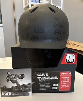 Kaws X Bern Watts Limited Edition Bicycle Helmet New Large-  Only 500 Made Rare