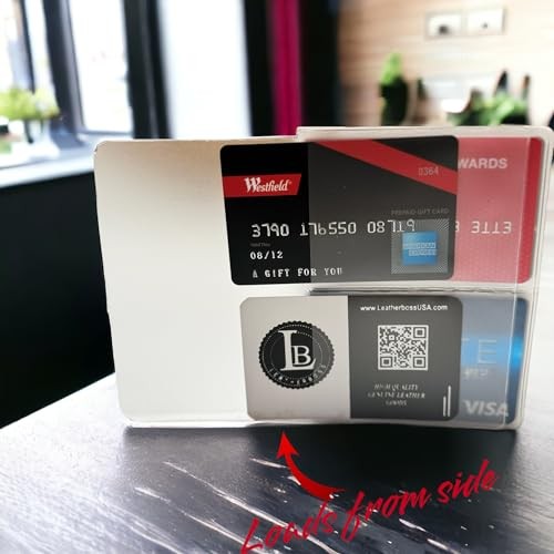  Set of 2 - Replacement Plastic Insert for Hipster Wallets, Card or Picture 