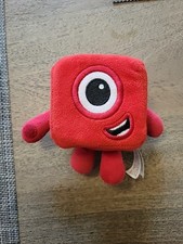 Numberblocks One Plush Toy Red Stuffed Plushie Pal Kids Learning