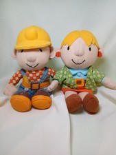 Bob The Builder Bob And Wendy Born To Play Vintage Plush Beanies 1998