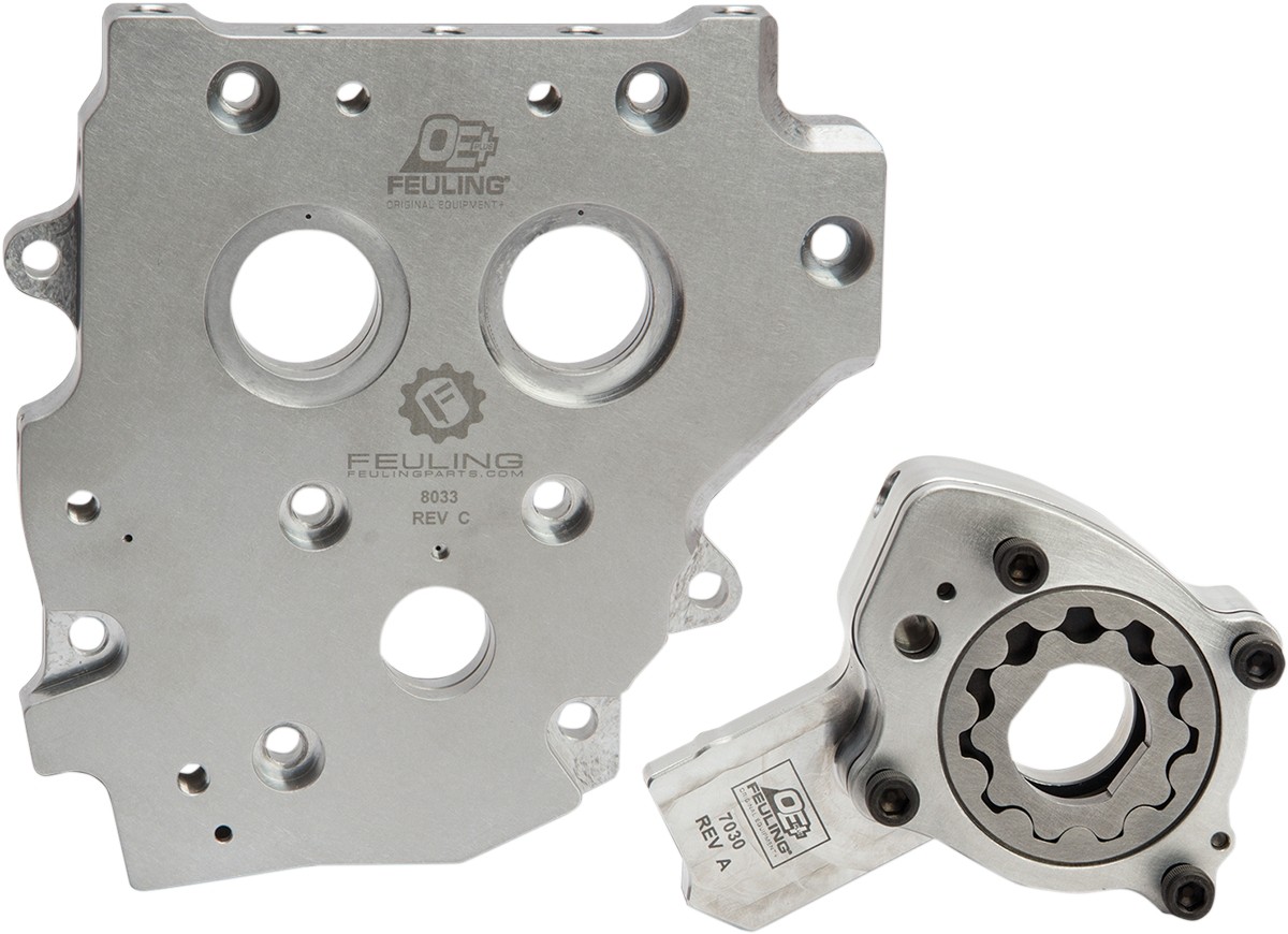 Feuling OE+ Oil Pump and Cam Plate 7084 for 07-17 Harley Davidson Twin Cam